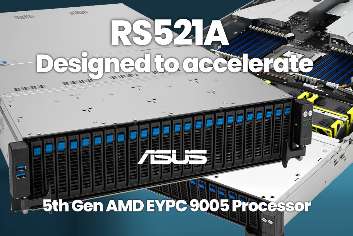 It's here and it's power-packed, the RS521A from ASUS